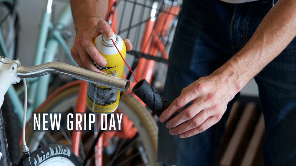 Installing bicycle grips sale